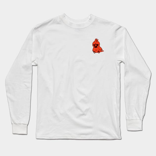 Cardinal Long Sleeve T-Shirt by CreeW